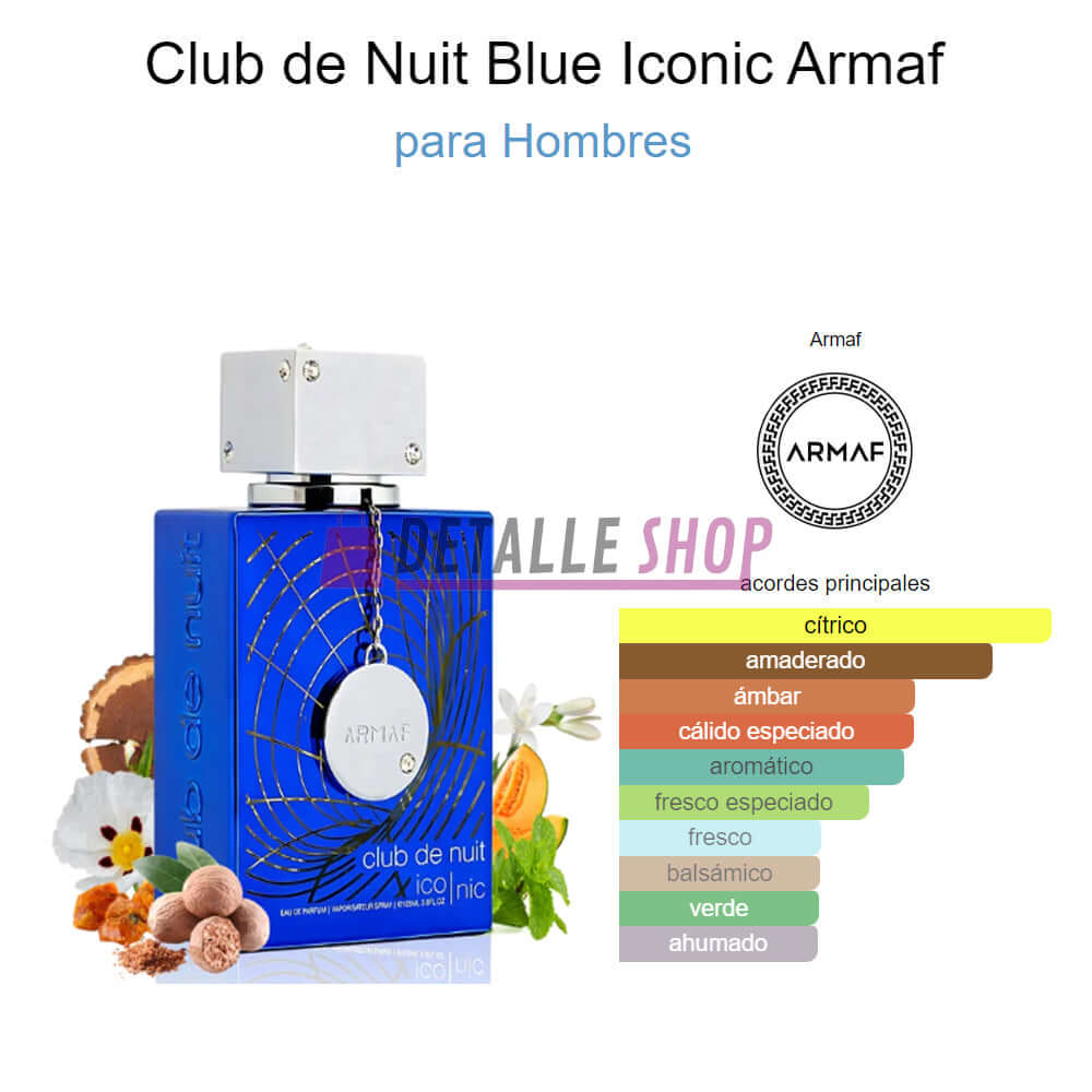 armaf iconic club de nuit perfume arabe lattafa detalle shop murcia oriental