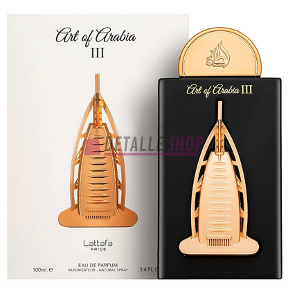 Perfume Art of Arabia III de Lattafa, fragancia oriental amaderada para hombre comprar online dubai datiles dulce hombres perfume baratos rebajas ofertas dubai arabe