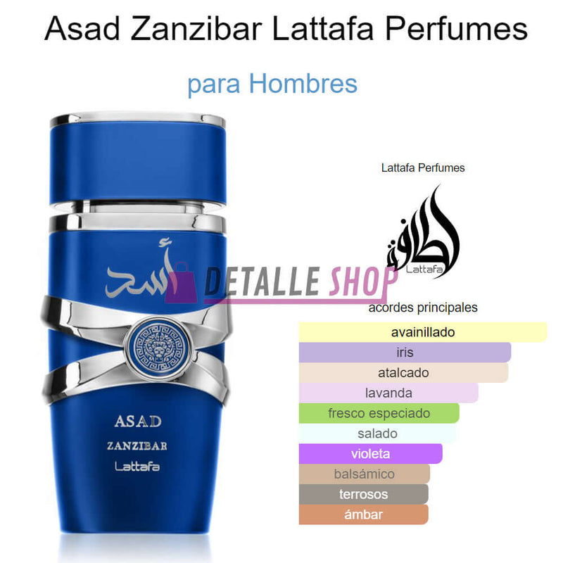 Asad Zanzibar de Lattafa - 100ml