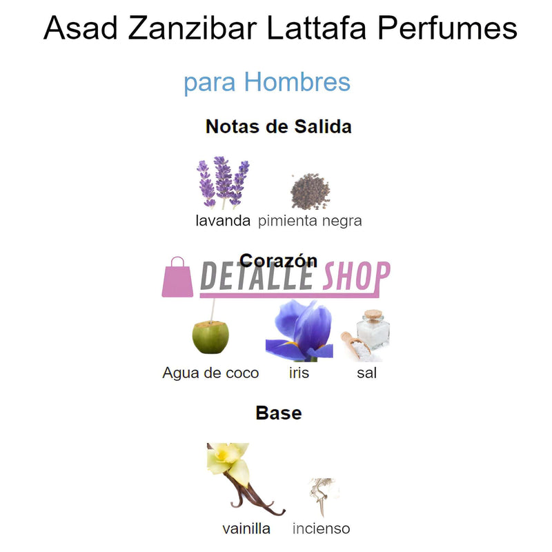 Asad Zanzibar de Lattafa - 100ml