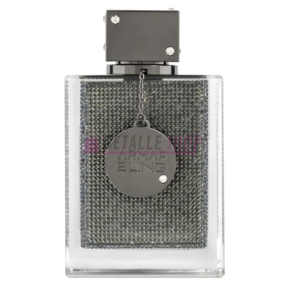 Botella y caja del perfume Club de Nuit Bling de Armaf