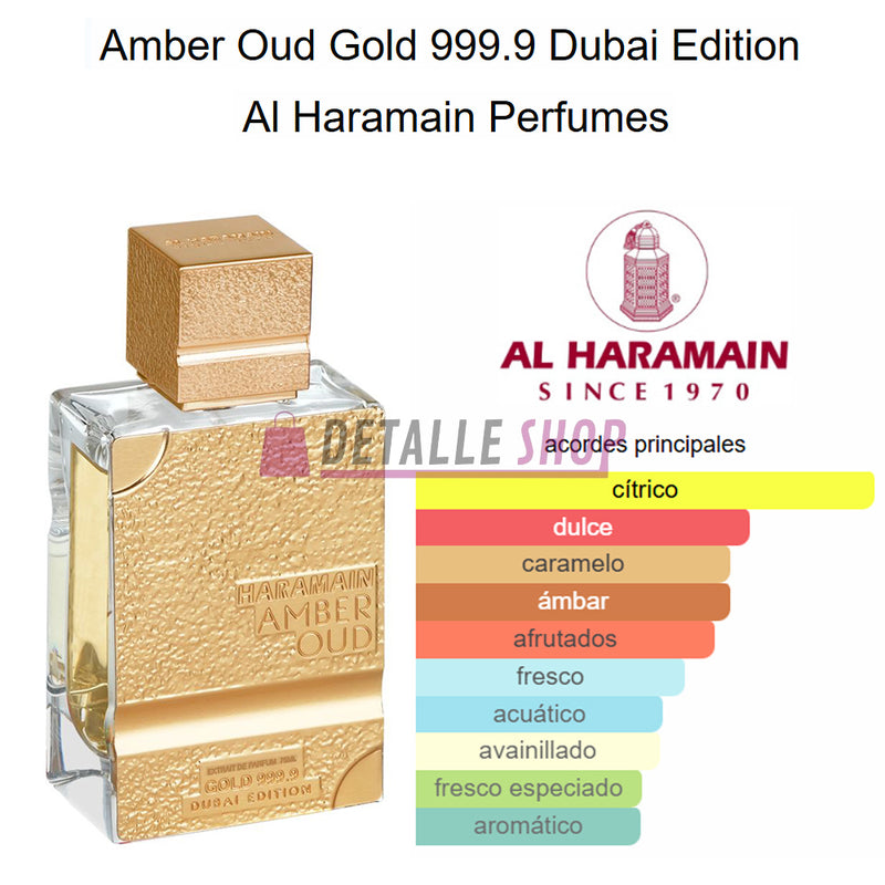 Comprar perfumes árabes online Amber Oud Gold Dubai Edition de Al Haramain Perfumes en España, perfumería en Valencia, Madrid y Barcelona.