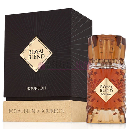 Perfume árabe Royal Blend Bourbon de French Avenue, fragancia amaderada cálida y especiada, comprar Royal Blend online en perfumería de lujo, Dubai perfumería Bourbon, disponible en Lorca Murcia