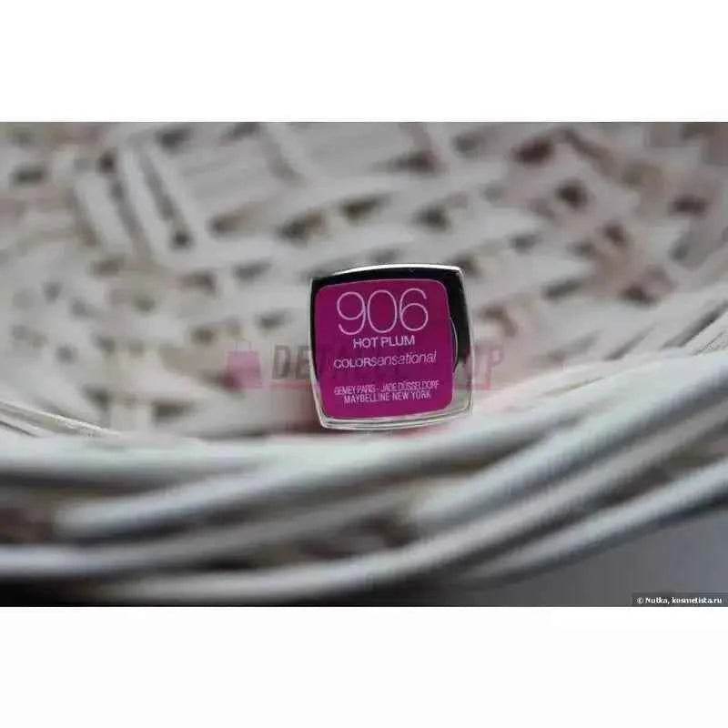 Barra de la labios 906 Hot Plum Maybelline Maquillaje
