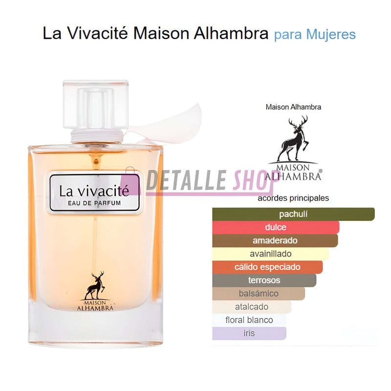 Perfume arabe mujer dupe maison alhambra la vida es bella la vivacite mujer dulce dubai