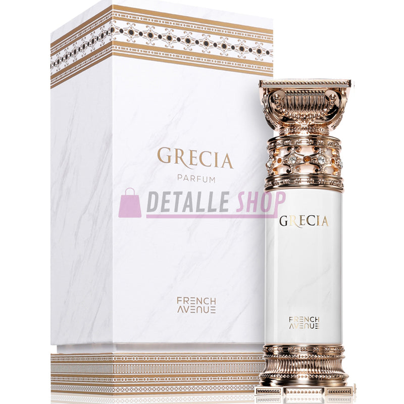 Grecia de French Avenue, perfume árabe elegante para hombre y mujer. Comprar online en perfumería árabe en Murcia, Lorca y Dubái.