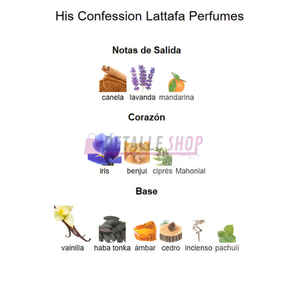 lattafa his confession cperfume arabe dubai oriental comprar online perfume arabe murcia alicande opiniones notas