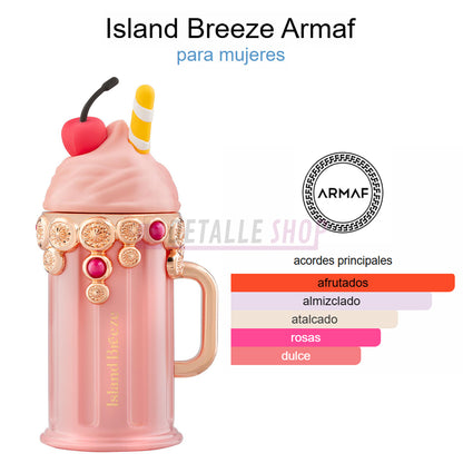 Notas olfativas del perfume Island Breeze de Armaf floral y frutal