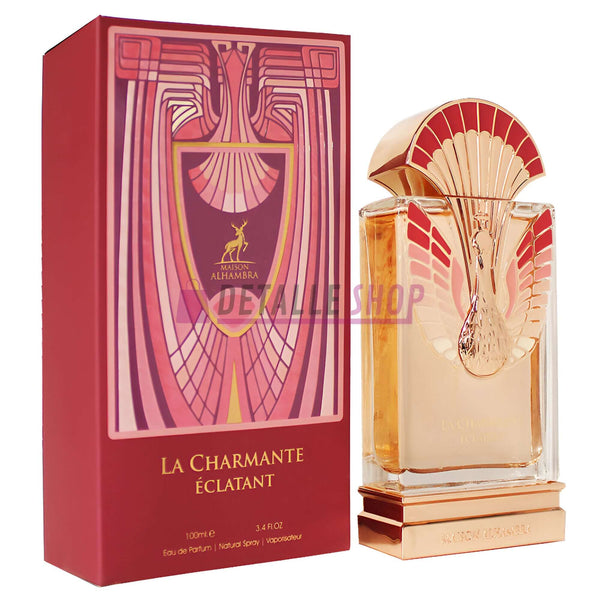 perfume arabe la charmante eclatant dubai oriental fragancia arabe oriental dubai mujer femenina maison alhambra