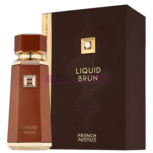 Perfume con aroma seductor y gourmand para hombres Liquid Brun French Avenue comprar online dubai lorca murcia alicante valencia barcelona madrid malaga sevilla perfumes baratos arabes ofertas mas vendidos mayoristas