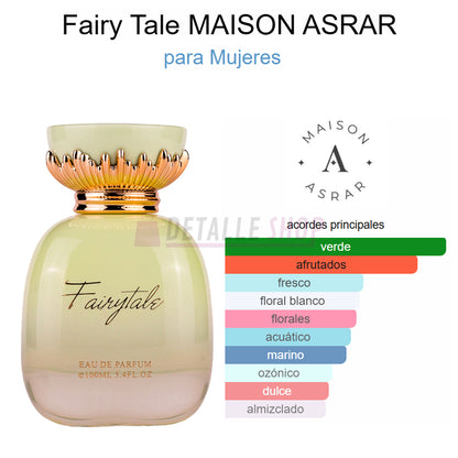 Eau de Parfum Fairy Tale de Maison Asrar, perfume de lujo para mujeres.