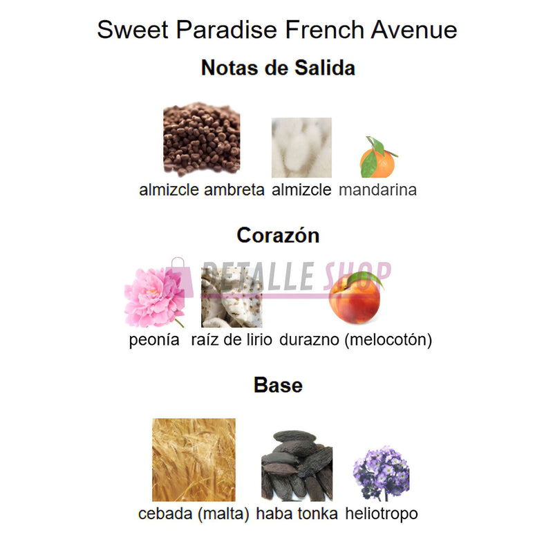 perfumes florales	 sweet paradise frech avenue perfume arabe mujer opiniones reseñas donde comprar online