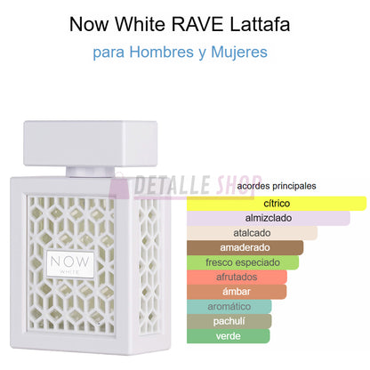 Now rave white notas olfativas dubai perfume
