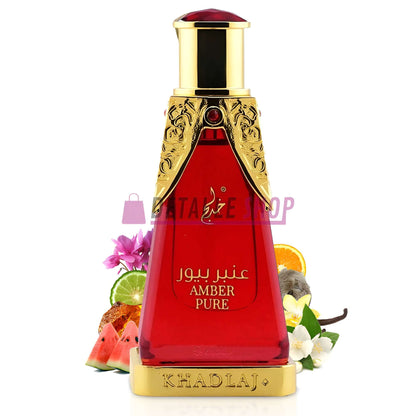 Khadlaj Amber Pure: aceite perfumado con toques de sandía, ciclamen y jazmín Perfume unisex Khadlaj Amber Pure con base de almizcle, ámbar y vainilla Comprar online Lorca murcia madrid barcelona
