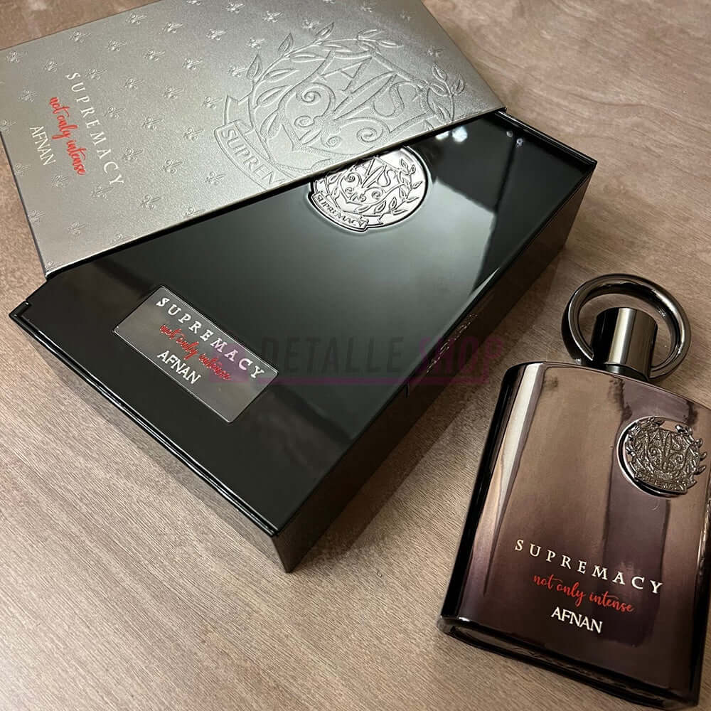 Opiniones y reseñas de Supremacy de Afnan, perfume árabe, disponible en Lorca, Madrid y Málaga, comprar en perfumería online.