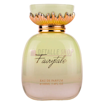 Fragancia femenina Fairy Tale de Maison Asrar con notas dulces y sofisticadas.