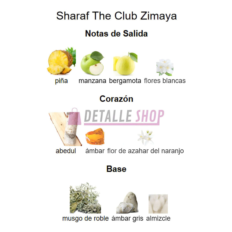 Sharaf The Club de Zimaya - 100ml