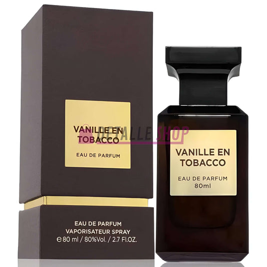 Vanille in Tobacco perfume Fragrance World aroma vainilla tabaco Comprar Vanille in Tobacco perfume unisex Fragrance World Opiniones sobre Vanille in Tobacco perfume Fragrance World