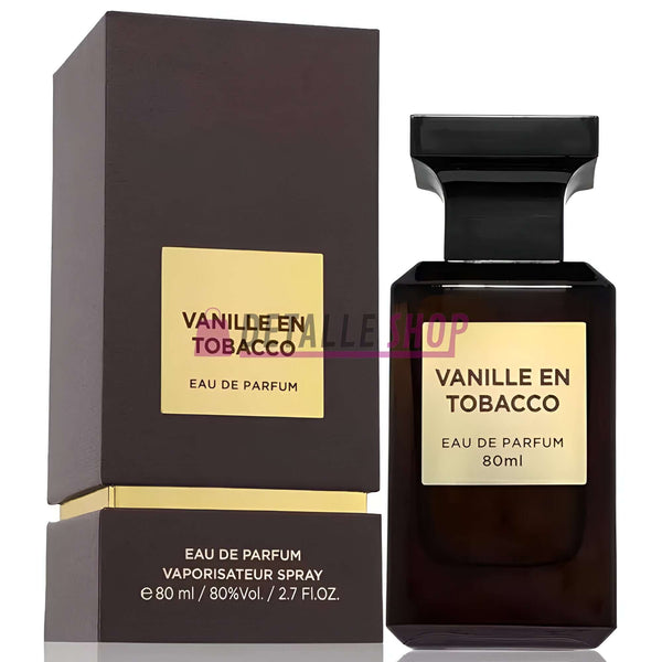 Vanille in Tobacco perfume Fragrance World aroma vainilla tabaco Comprar Vanille in Tobacco perfume unisex Fragrance World Opiniones sobre Vanille in Tobacco perfume Fragrance World