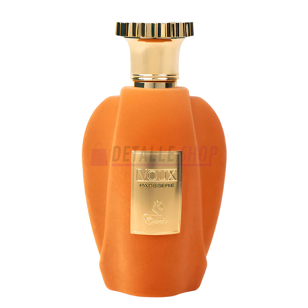 Frasco del perfume árabe Voux Patisserie de Paris Corner con diseño elegante y floral