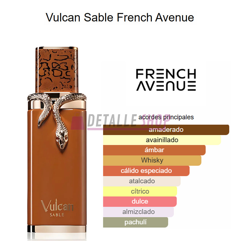 Vulcan Sable, perfume árabe intenso disponible en Lorca, perfumerías y venta al por mayor.