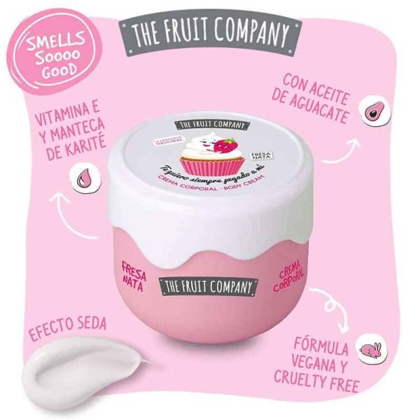 Crema Corporal Fresa y Nata - The Fruit Company