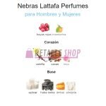 Nebras perfume arabe lattafa perfume oriental dulce arabic parfum fragancia arabe yara maison alhambra armaf