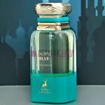 Pacific Blue de Maison Alhambra 80ml fragrance bottle with elegant design and refreshing citrus notes.