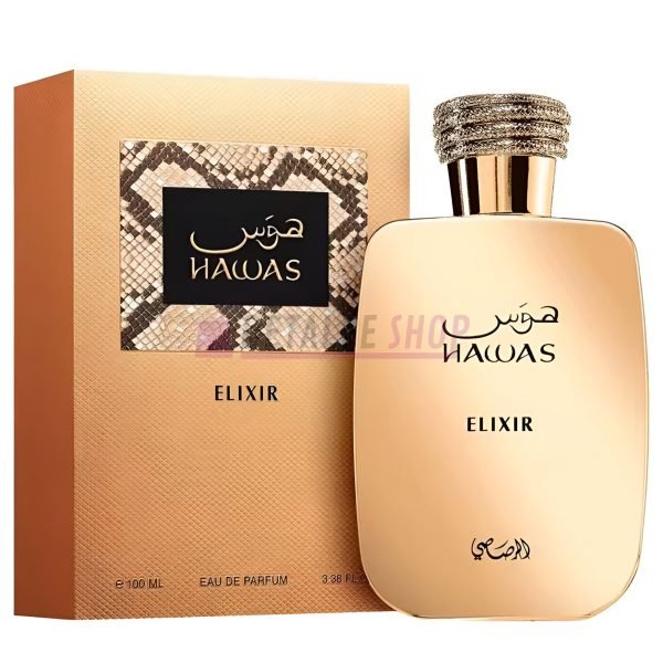 Comprar Hawas Elixir Rasasi perfume árabe de lujo en Murcia, fragancia intensa y elegante para hombre