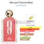 reseña afnan 9am pour femme perfume femenino floral fresco ideal para primavera verano y uso diario dubai oriental perfume lorca fragancias mujer lorca murcia alicante valencia barcelona