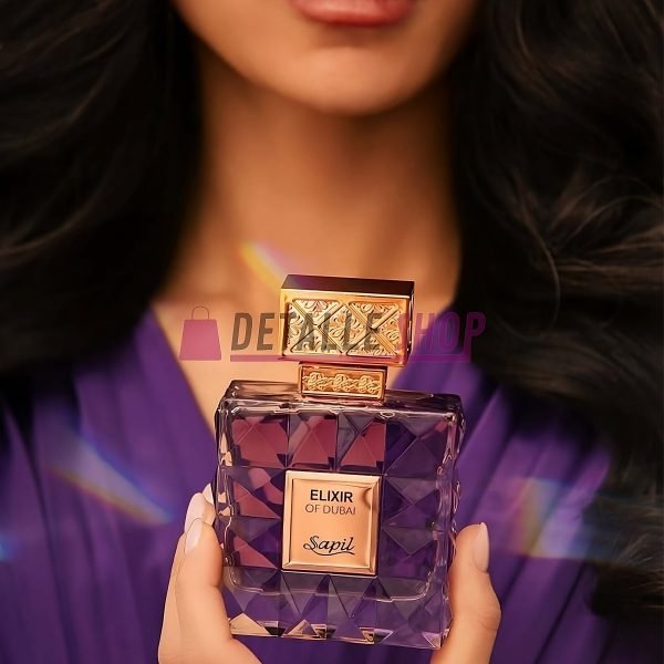 Botella de Elixir of Dubai de Sapil, fragancia exótica oriental unisex comprar lorca murcia aguilas
