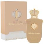 Perfume árabe gourmand Crème Caramel de Gulf Orchid, aroma dulce con notas de caramelo, vainilla y almizcle y citricos.