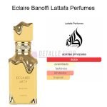 Perfumes Lattafa mujer Éclaire Banoffi. Comprar perfumes árabes en Madrid, Barcelona y Valencia. Perfumes árabes disponibles en España y Portugal.