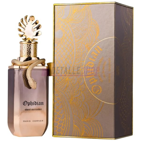 Perfume árabe Ophidian Sweet Surrender de Paris Corner, fragancia unisex con notas dulces y orientales.