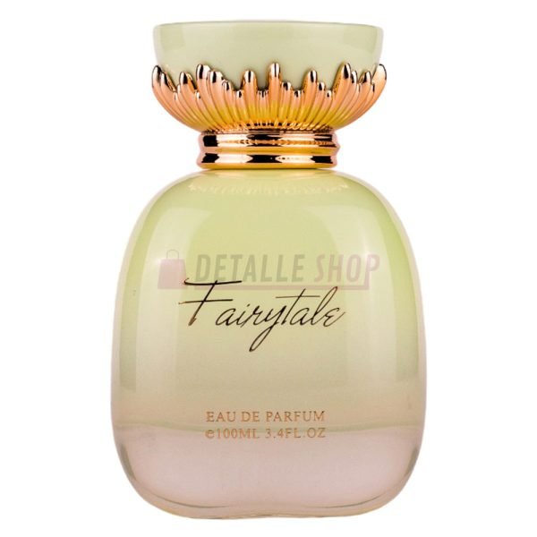 Fragancia femenina Fairy Tale de Maison Asrar con notas dulces y sofisticadas.