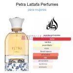 Perfume árabe Petra de Lattafa con coco y vainilla perfume arabe dubai oriental perfumeria en lorca murcia alicante dubai malaga sevilla comprar notas reseñas opiniones perfume para mujer