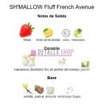 Botella de perfume SH'MALLOW Fluff French Avenue con notas dulces de nube de algodón y fresa notas reseñas opiniones dubai clientes comprar economico barato dubai en lorca