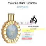 Lattafa Victoria, fragancia árabe para mujer con notas cítricas y de vainilla, proyección intensa y aroma sofisticado para días soleados verano opiniones reseñas clientes mas vendido dubai oriental