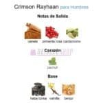 Crimson de Rayhaan perfume oriental especiado de lujo