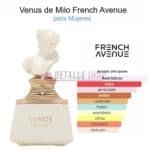 Botella de perfume Venus de Milo, fragancia floral y dulce para mujer