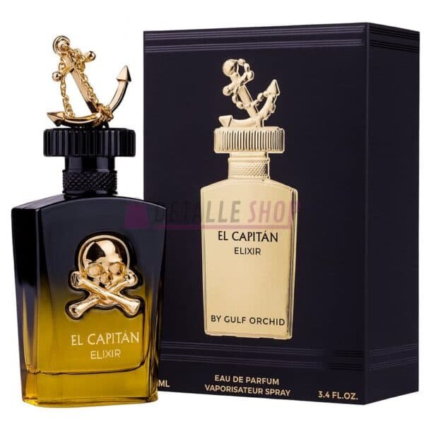 Perfume El Capitan Elixir de Gulf Orchid, fragancia unisex oriental especiada con ron y vainilla