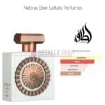 Nebras Elixir perfume unisex con heliotropo vainilla y almizcle