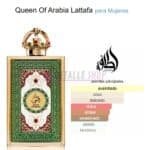 Perfume femenino Lattafa Queen of Arabia, aroma oriental elegante con larga duración.