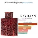 Perfume Rayhaan Crimson fragancia intensa y sofisticada