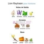 Perfume Lion de Rayhaan eau de parfum aromático especiado para hombre