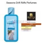 Notas olfativas del perfume Seasons Drift de Riiffs, combinación floral y frutal fresca