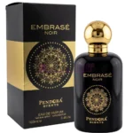 Perfume árabe Embrasé Noir unisex con oud y aroma amaderado intenso