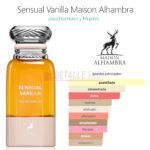 notas del perfume arabe de vainilla sensual vanilla maison alhambra