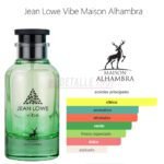 Fragancia árabe fresca y cítrica Jean Lowe Vibe ideal para climas calurosos.