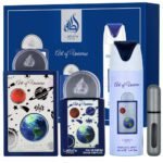 Estuche de regalo Art of Universe de Lattafa Pride con perfume 100ml